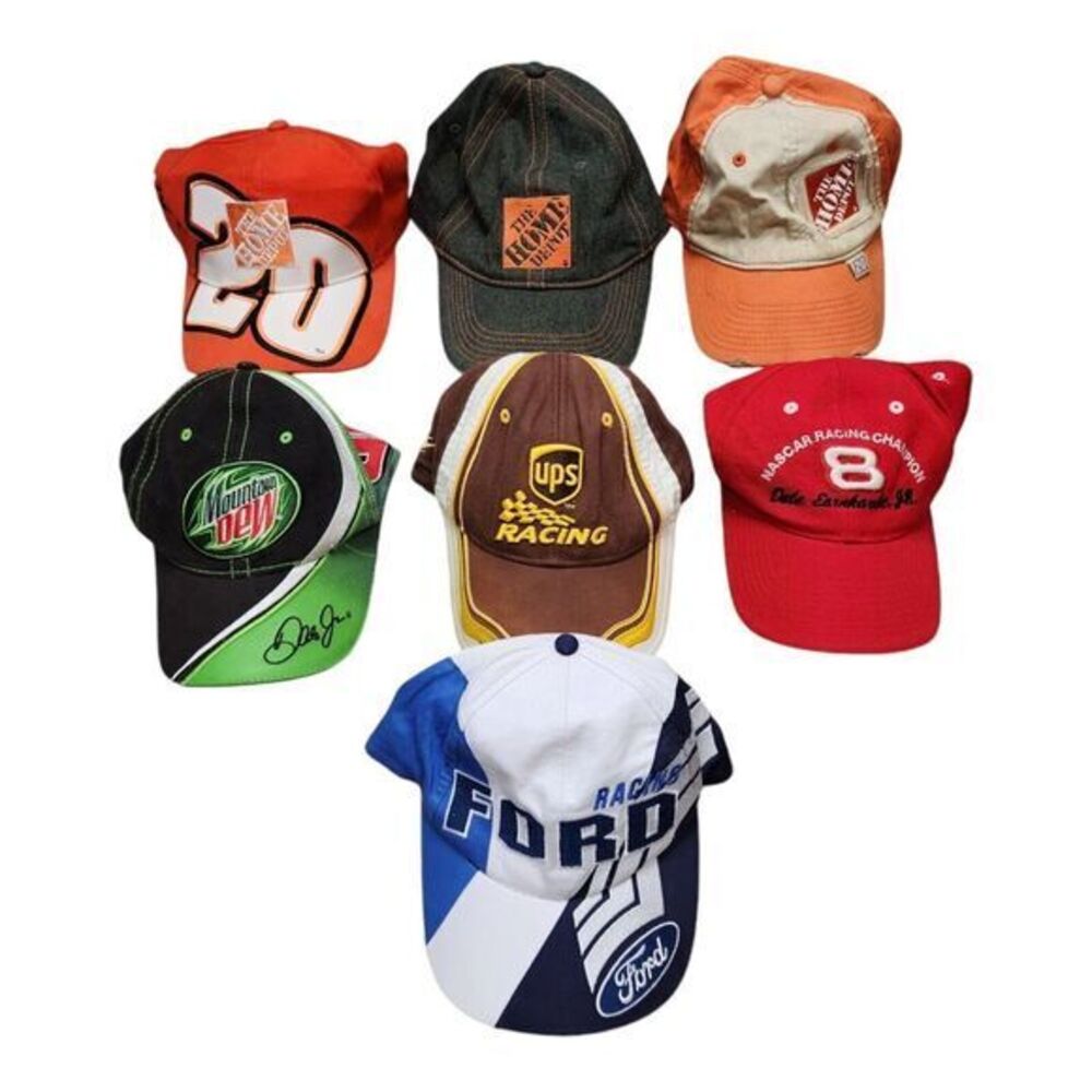 Vintage Racing‎ Nascar Hat Ford Dale Earnhardt Jr Mountain Dew UPS Home Depot
